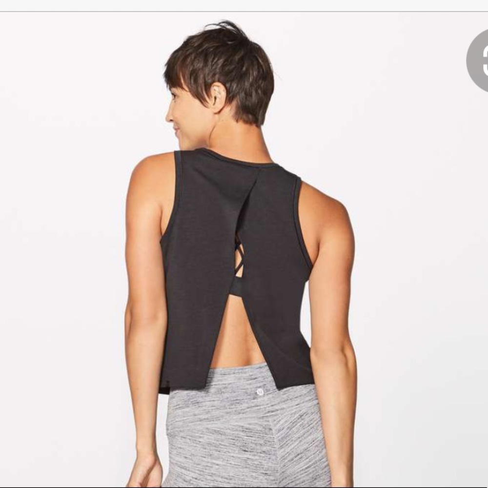 Lululemon black minimal tank